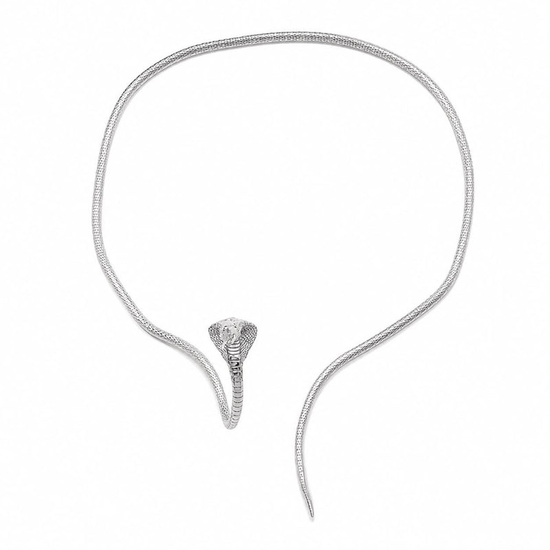 .925 Silver Cobra Necklace 71766