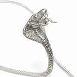 .925 Silver Cobra Necklace 71766