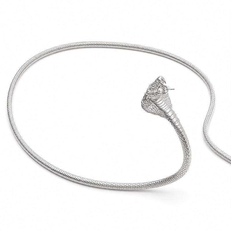 .925 Silver Cobra Necklace 71766