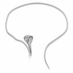 .925 Silver Cobra Necklace 71766