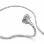 .925 Silver Cobra Necklace 71766