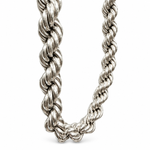 .925 Silver Hollow Rope 25mm Chain 71814