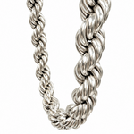 .925 Silver Hollow Rope 25mm Chain 71814