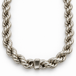 .925 Silver Hollow Rope 25mm Chain 71814