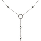 .925 Silver Lariat Fashion Necklace 71311