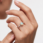 .925 Silver Luminous Opal Ring 71650