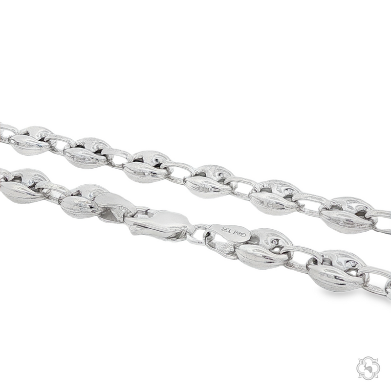 925 Silver Mariner Chain 8.0mm 71258 | TraxNYC 925 Silver Mariner Chain 8.0mm 71258 | TraxNYC