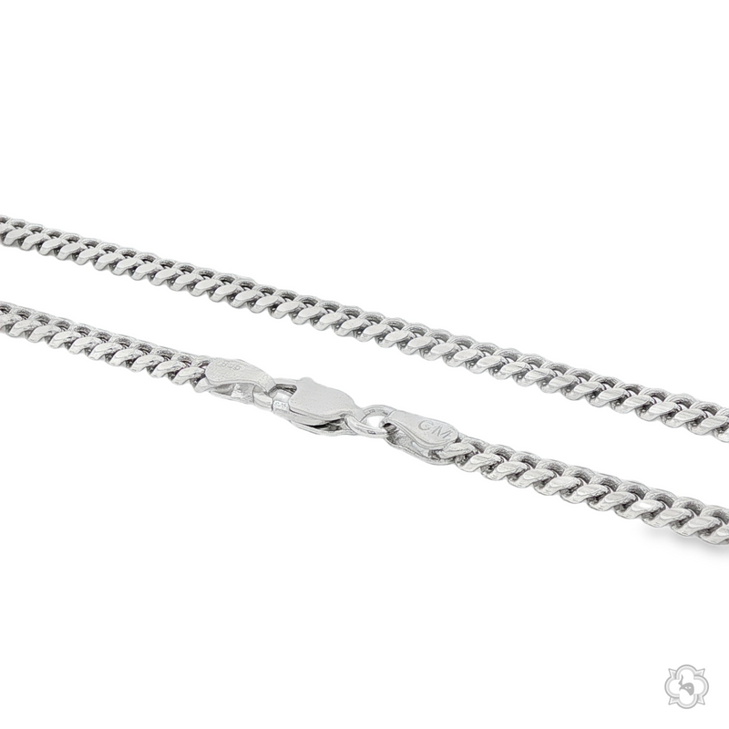925 Silver Miami Cuban Chain 3.4mm 71272 | TraxNYC