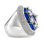 .925 Silver Shell Ring, view 4