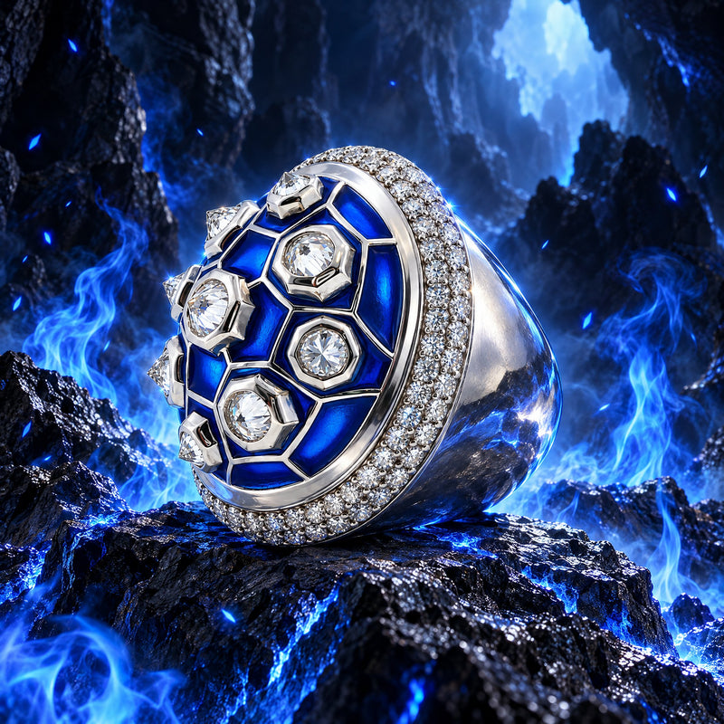 .925 Silver Shell Ring, view 7