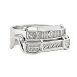 .925 Silver Wagon Ring 71723