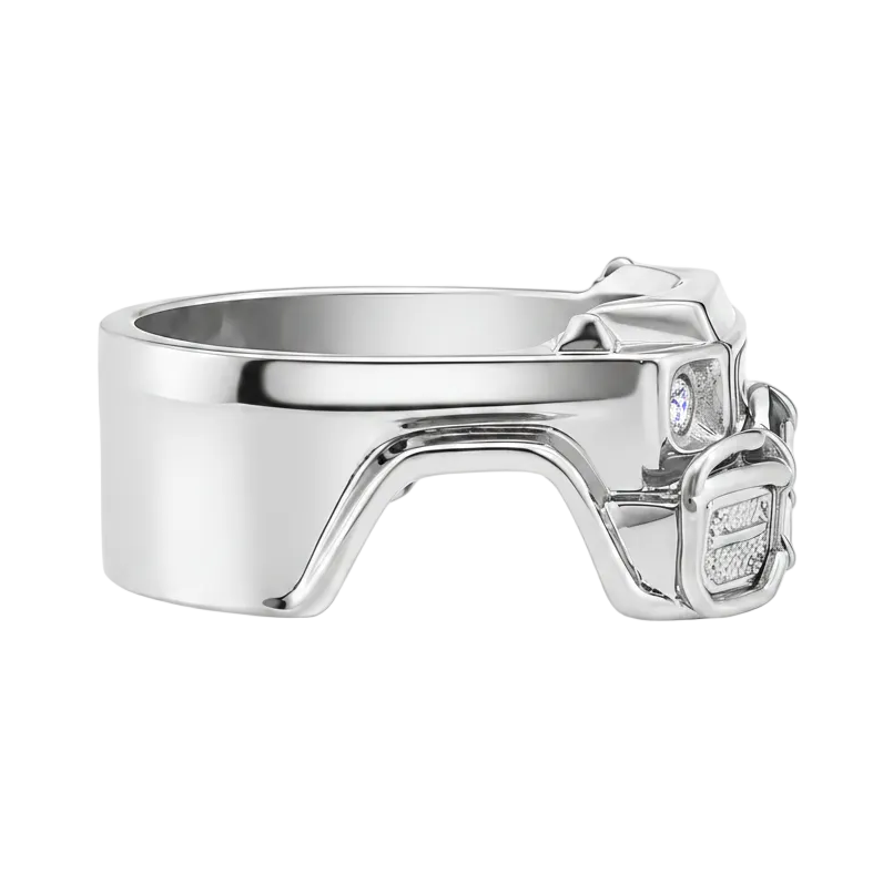 .925 Silver Wagon Ring 71723