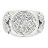 .925 Silver Cross Ring 70894