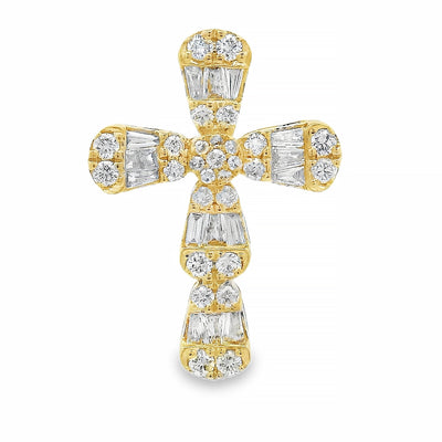 Baguette Diamond Cross 68627 - Image 1