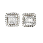 Baguette Diamond Earrings 70306