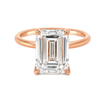 Emerald Diamond Engagement Ring 70116