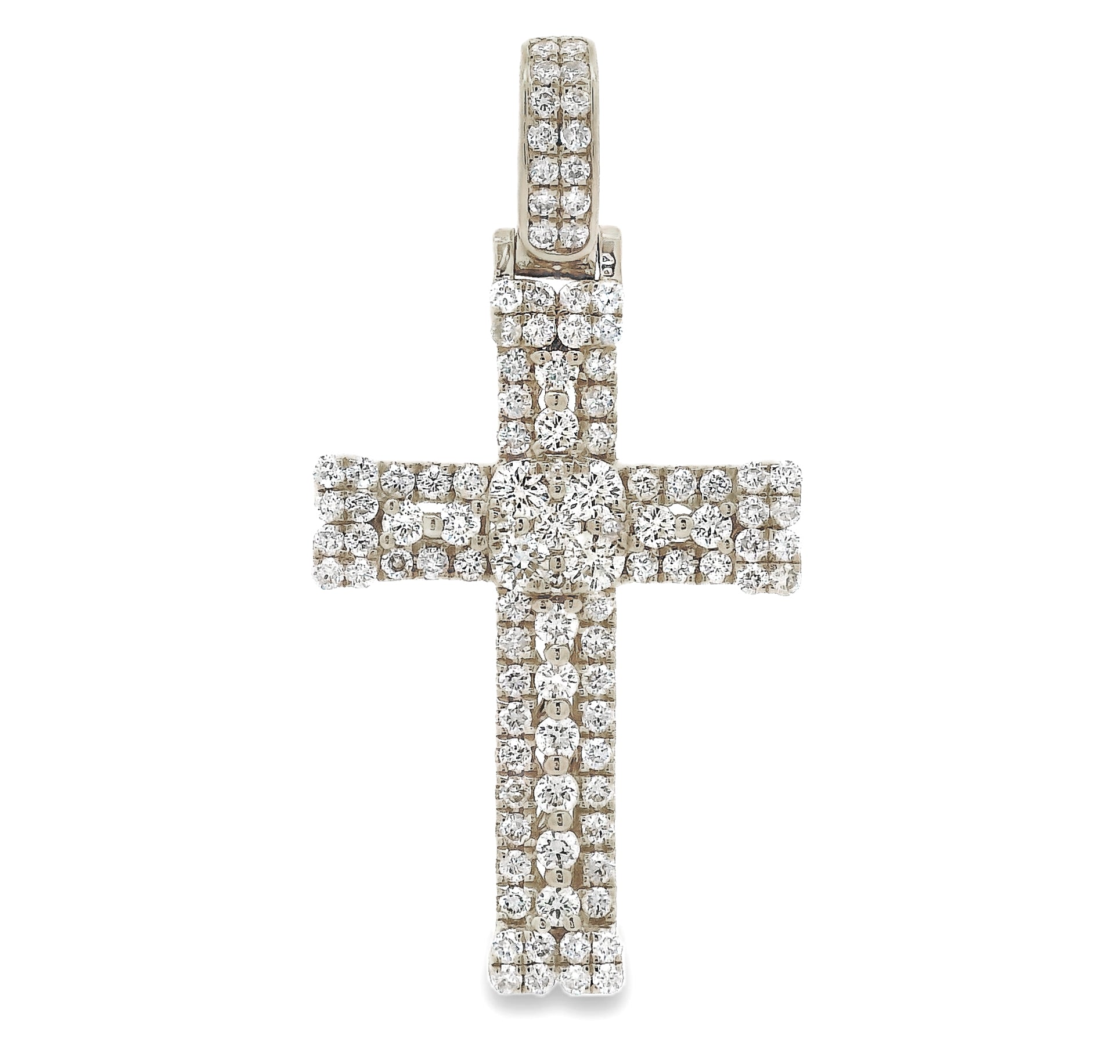 Celestial Cluster Cross Pendant 65840 | TraxNYC