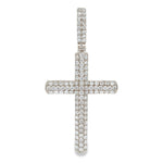 14K Gold Diamond Cross Pendant 65952