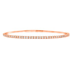 Flexible Diamond Bangle Bracelet 69836