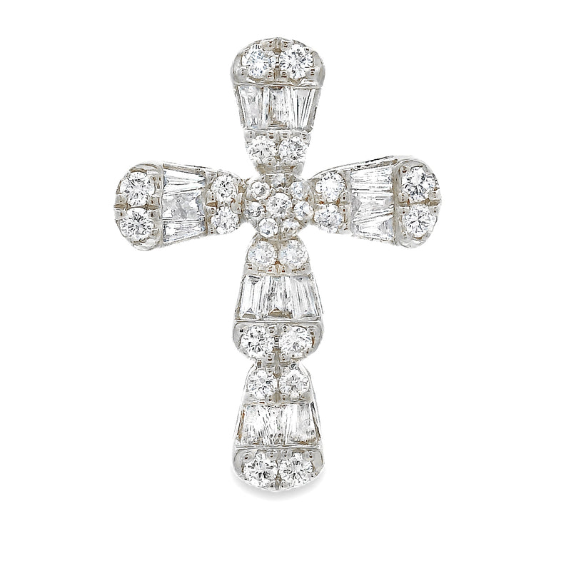Baguette Diamond Cross 68627