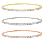 Flexible Diamond Bangle Bracelet 69835 - Image 6