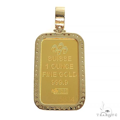 1 Ounce 24Karat Suisse 1oz Pamp Bar Pendant 57669 - Image 3