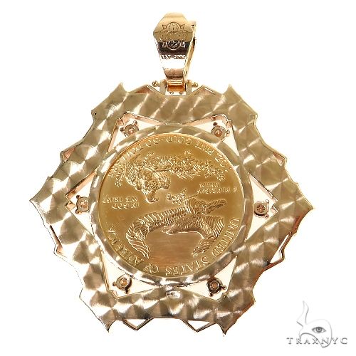 1 Oz Liberty Gold Coin Frame Pendant, photo 5 of 8