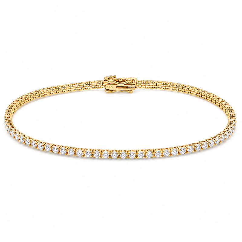 1.5 Pt Lab Diamond Tennis Bracelet 71658