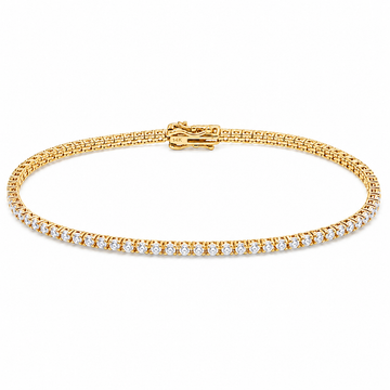 1.5 Pt lab diamond tennis bracelet – view 1 of 8, TraxNYC item 71658