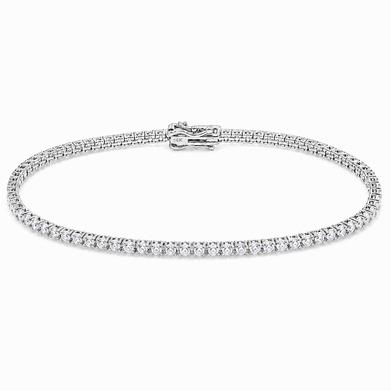 1.5 Pt Lab Diamond Tennis Bracelet 71658