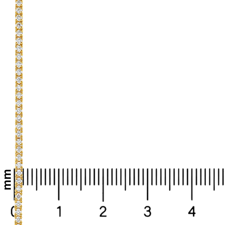 1.5 Pt Lab Diamond Tennis Bracelet 71658