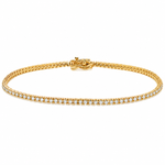 1.5 Pt Natural Diamond Tennis Bracelet 71657