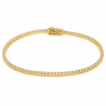 1.5 Pt Natural Diamond Tennis Bracelet 71657