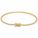 1.5 Pt Natural Diamond Tennis Bracelet 71657