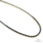 10 Pointe Blue Sapphire Tennis Chain 67191 - Image 2