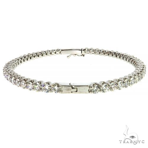 10 Pointer Diamond Bangle Bracelet 67987 - Image 2