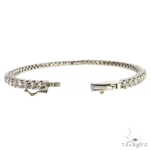 10 Pointer Diamond Bangle Bracelet 67987 - Image 3
