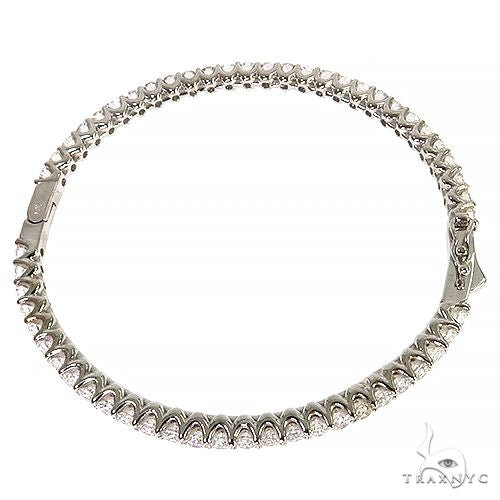 10 Pointer Diamond Bangle Bracelet 67987 - Image 4