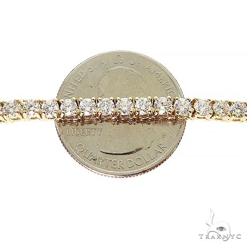 14K Gold tennis chain, 3.5 mm, photo 6 of 7