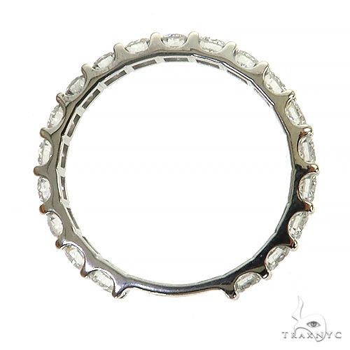 18K Gold 10 Pointer Diamond Wedding Band (Lab), photo 4 of 5