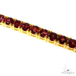 10 Pointer Fire Sapphire Tennis Bracelet 67624 - Image 3