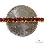 10 Pointer Fire Sapphire Tennis Bracelet 67624 - Image 4