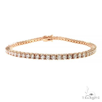 10 Pointer Parcel Diamond Tennis Bracelet 67198 - Image 1