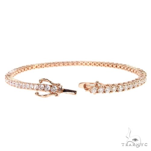 10 Pointer Parcel Diamond Tennis Bracelet 67198 - Image 2