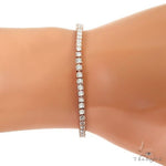 10 Pointer Parcel Diamond Tennis Bracelet 67198 - Image 4