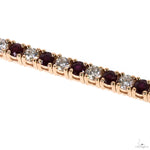 10 Pointer Ruby Glimmer Tennis Bracelet 70083 - Image 3
