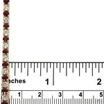 10 Pointer Ruby Glimmer Tennis Bracelet 70083 - Image 5