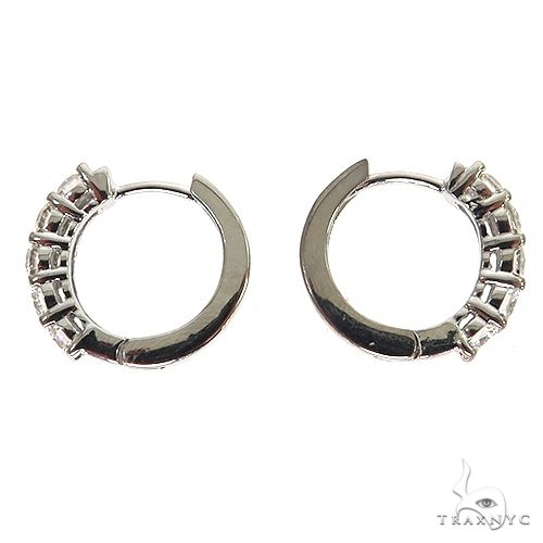 10 Pt Hoop Diamond Earrings (Lab) 68300 - Image 4