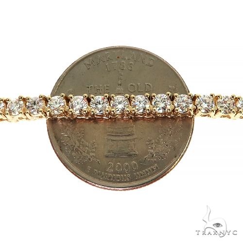 10 Pt Lab Diamond Tennis Chain 68037 - Image 5