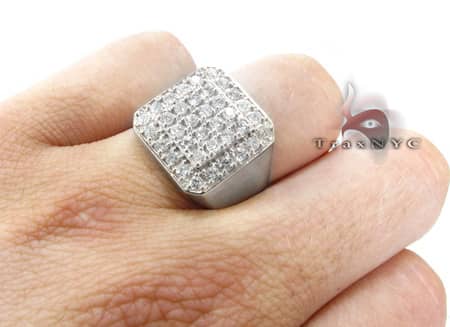 TraxNYC Light 10k White Gold Ring 10016 - Image 8